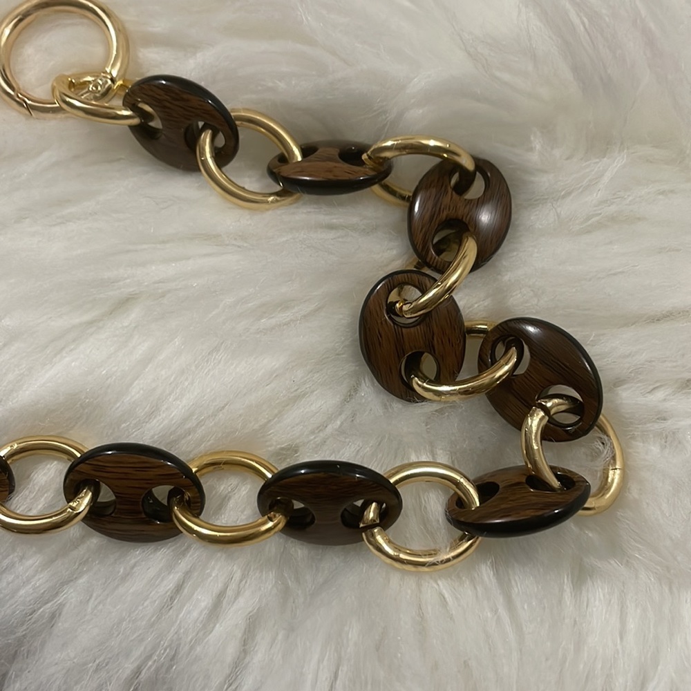 New! Lovely wood and gold bag chain ❤️ - Picture 4 of 7
